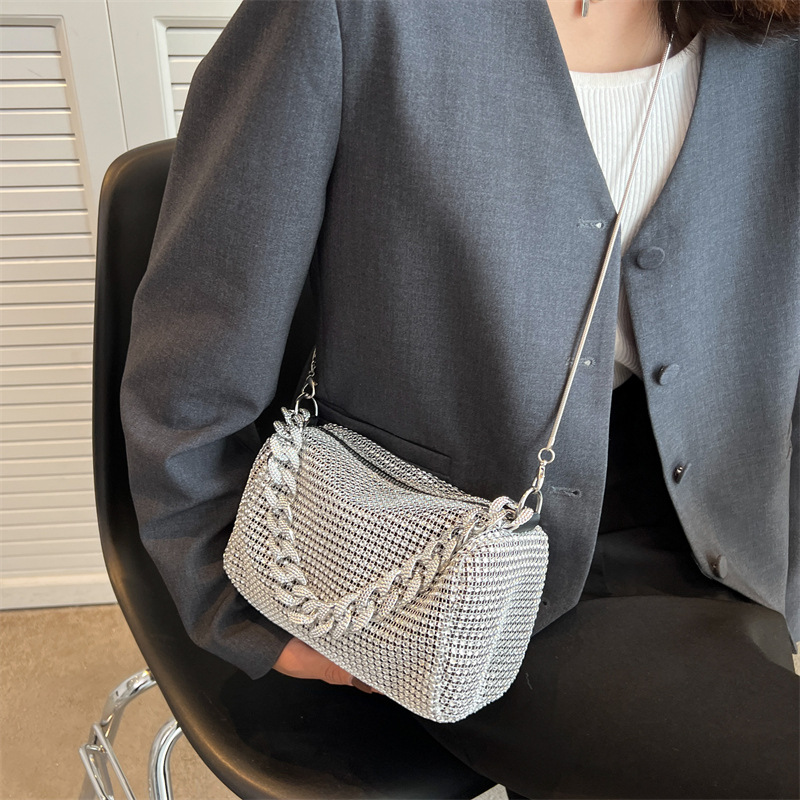 Full Diamond Fashion One Shoulder Messenger Bag