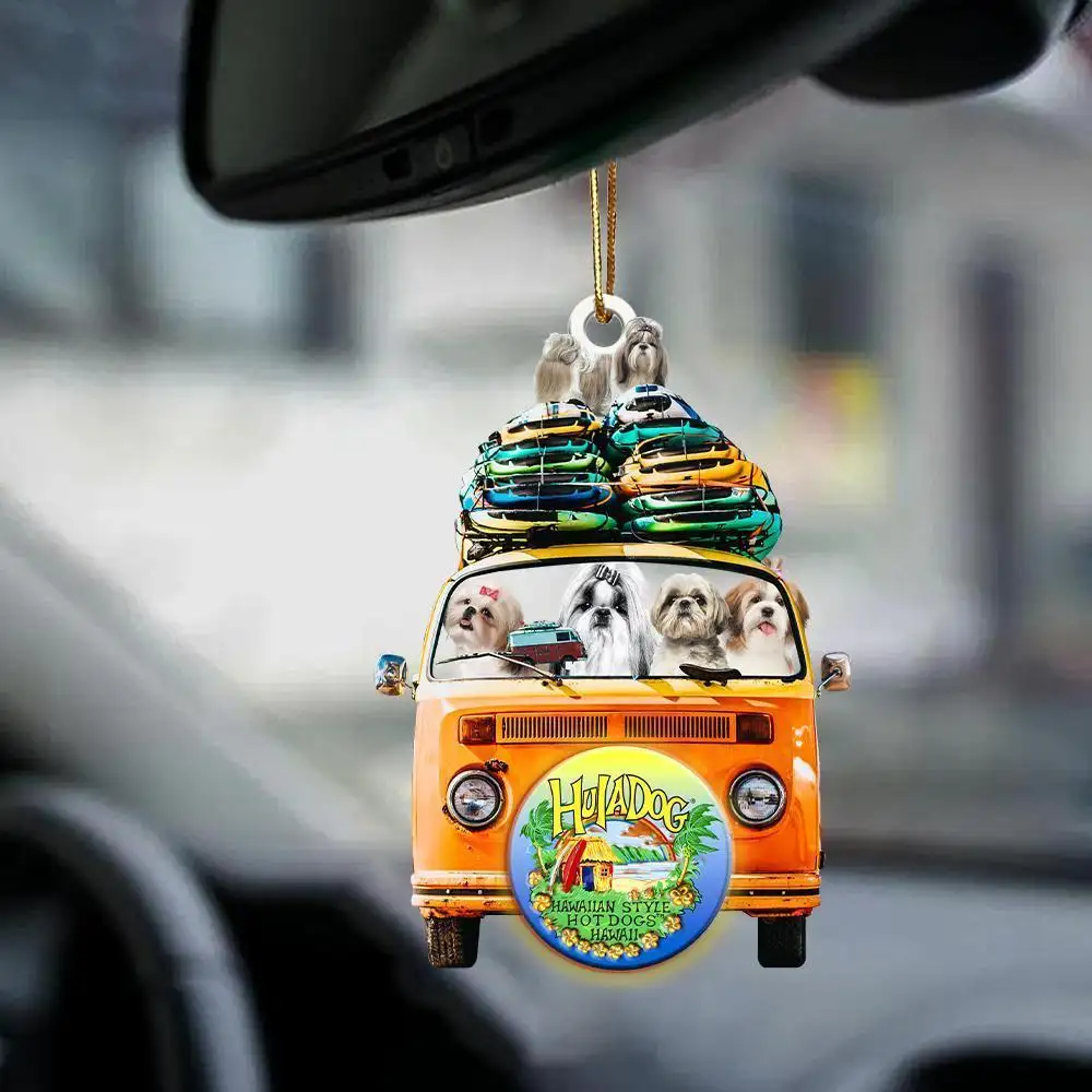 Colorful Car Pendant Interior Rearview Mirror