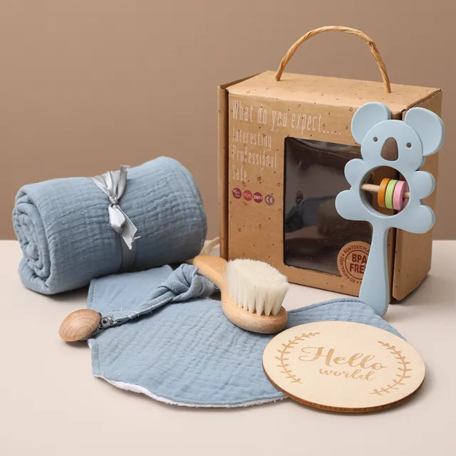 Bopoobo 1Set Bath Toys Set Kid Swaddle Wrap Baby Milestones – image 5