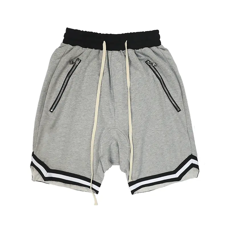 Drawstring Sports Shorts Cotton