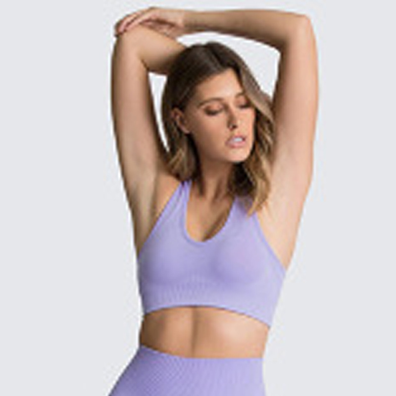 Title 7, Pure color seamless yoga sports underwear