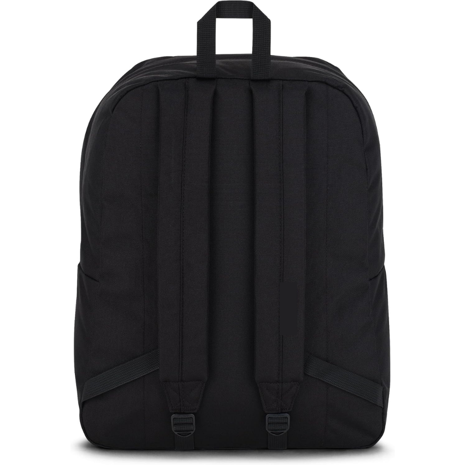 SuperBreak One Backpack, Lightweight Durable Bookbag With Main Compartment & Front Organizer Pocket, Black 4