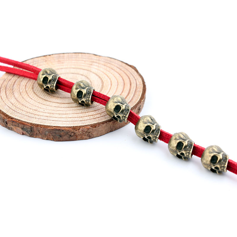 European And American Hot selling Skull Hair Accessories Velvet Rope DIY Accessories Hair Bundle 2Style - Shop at LoveMi