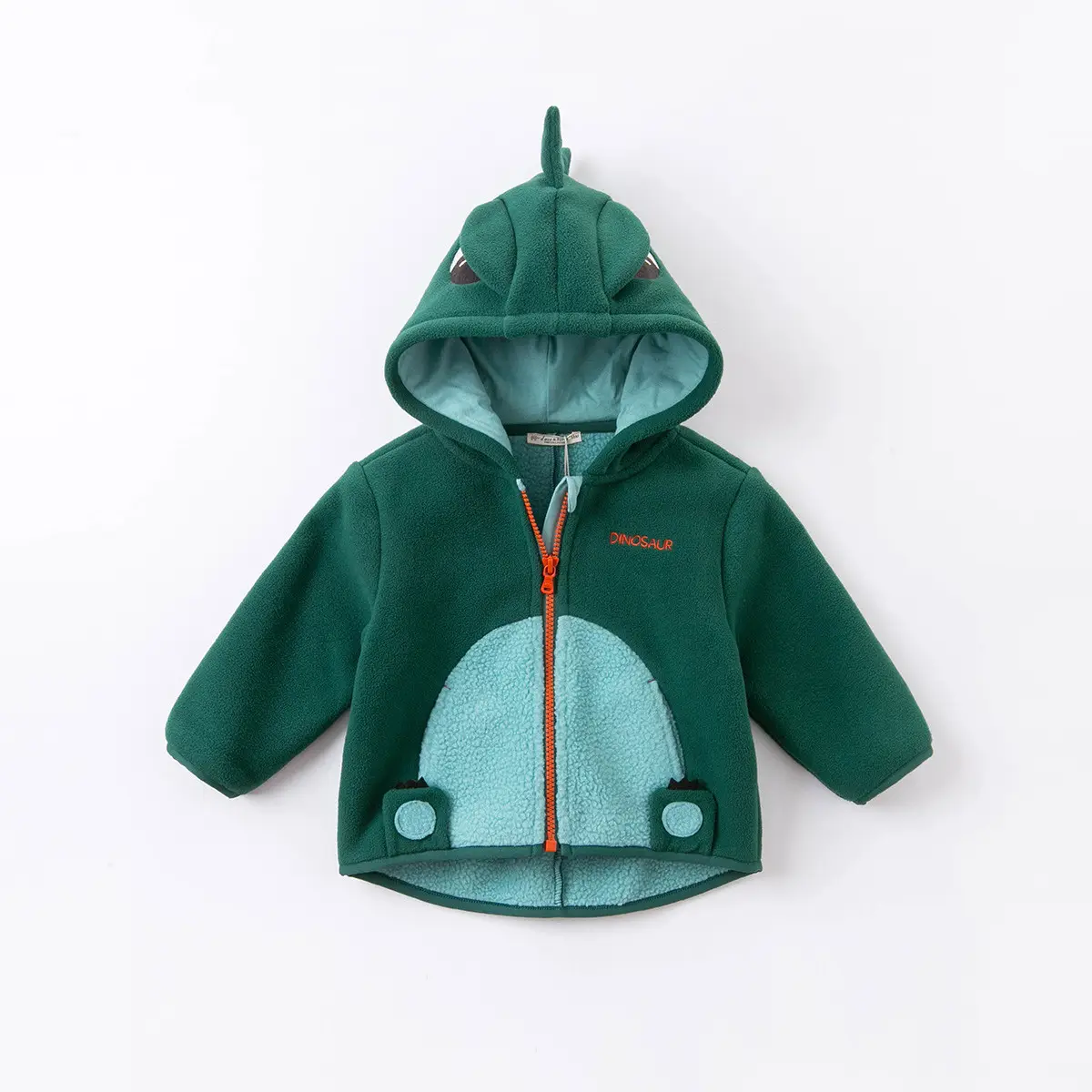 Children's Baby Western Style Plus Fleece Hooded