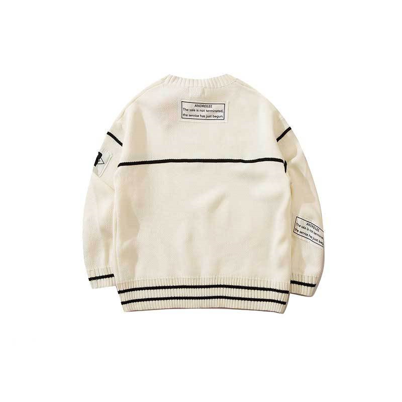 Men's Pullover Casual Lazy Style Loose Japanese Sweater