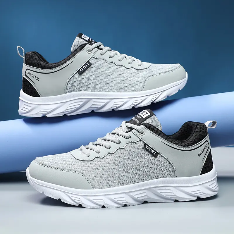 Sports Shoes Men's Mesh Casual Solid Soft Sole Large