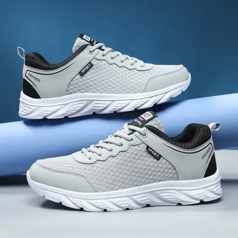 Sports Shoes Men's Mesh Casual Solid Soft Sole Large