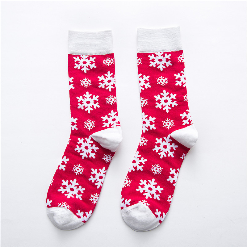 Title 3, Christmas series cartoon couple socks cute cott...