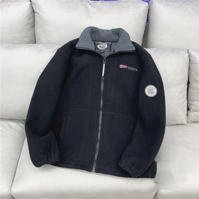 Super Thick Double-sided  Warm Autumn And Winter Polar Fleece  Jacket