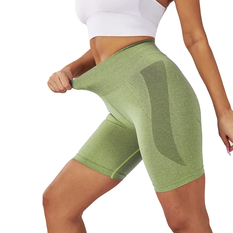 Women's Yoga Shorts Fitness Pants - Grass Green