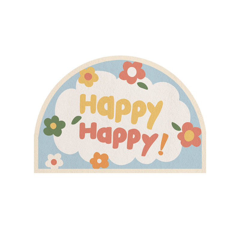 Thickened Non-slip Carpet Bathroom Toilet Toilet Door Mat - 15