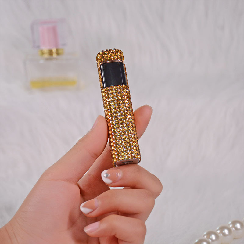 Title 1, Rhinestone Touch Screen USB Rechargeable Windpr...