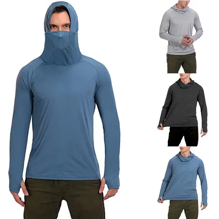 Men's Breathable Light Sun Protection Clothing in Summer