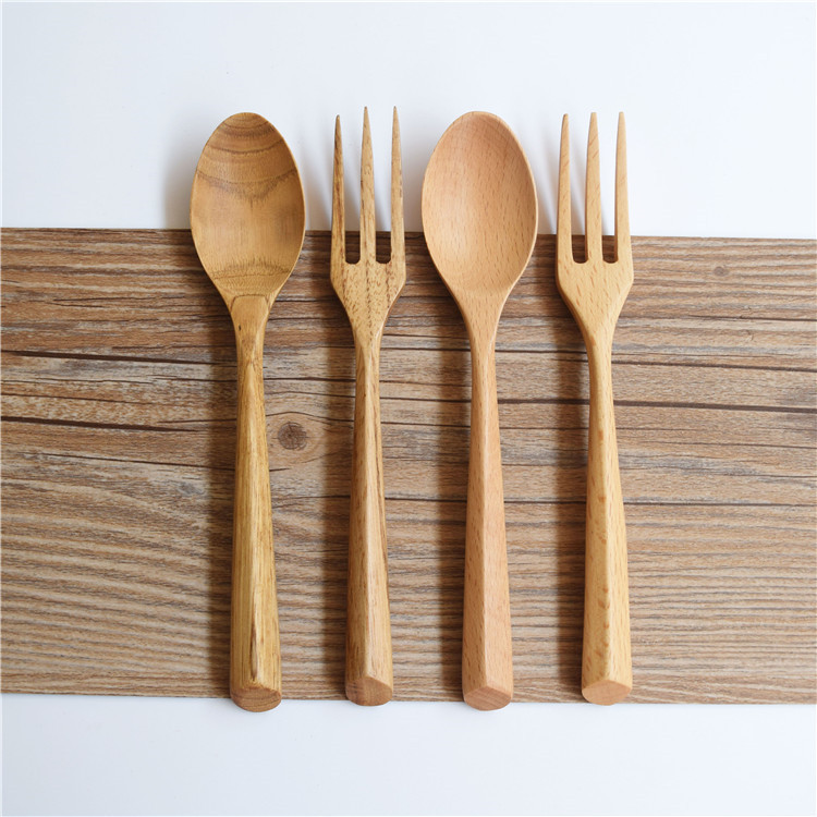 Title 3, Household Fashion Wooden Spoon Fork Tableware