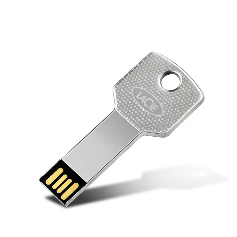 Ultra-thin Waterproof Conjoined Metal Key USB Drive