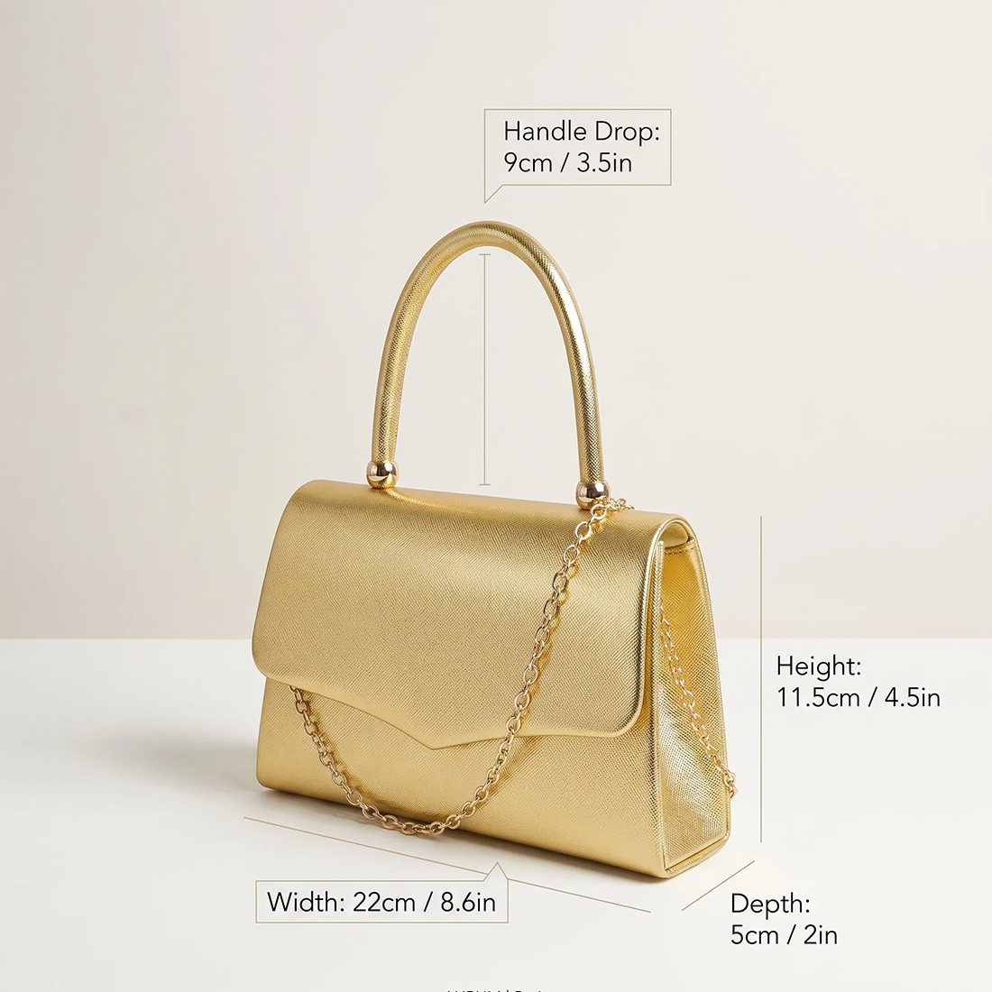 Stylish Leather Traveling Wristlet Bag Envelope Bag Clutch
