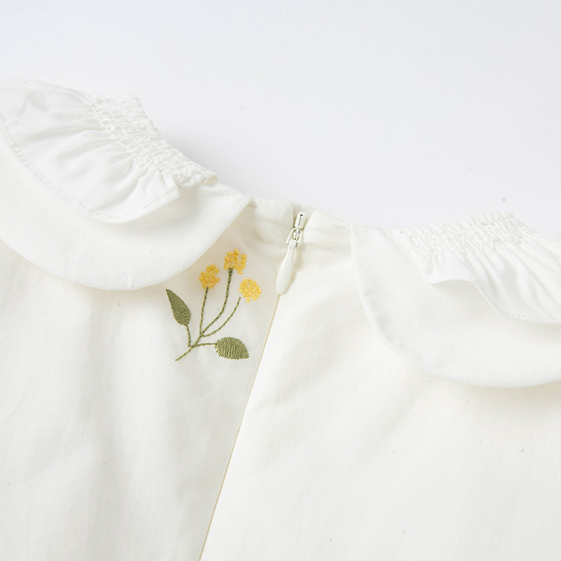 Children's Dress Summer New Botanical Floral Print
