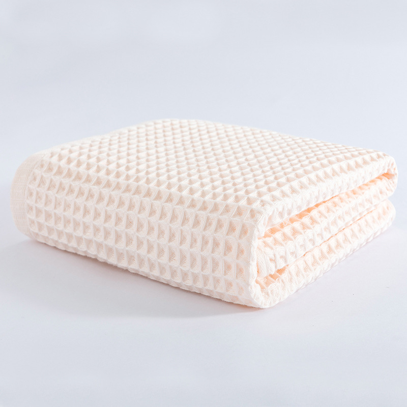 Title 4, Waffle Soft Cotton Bath Towel Is Not Easy To Lint