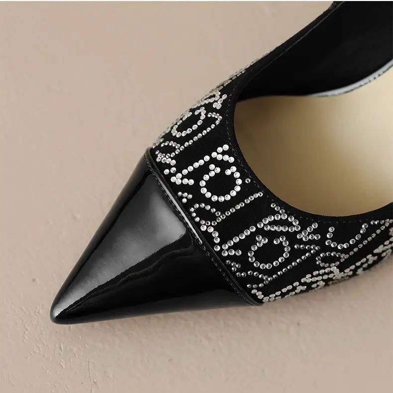 Fine Heel Pointed Shallow Mouth Four Seasons Single Shoes Female