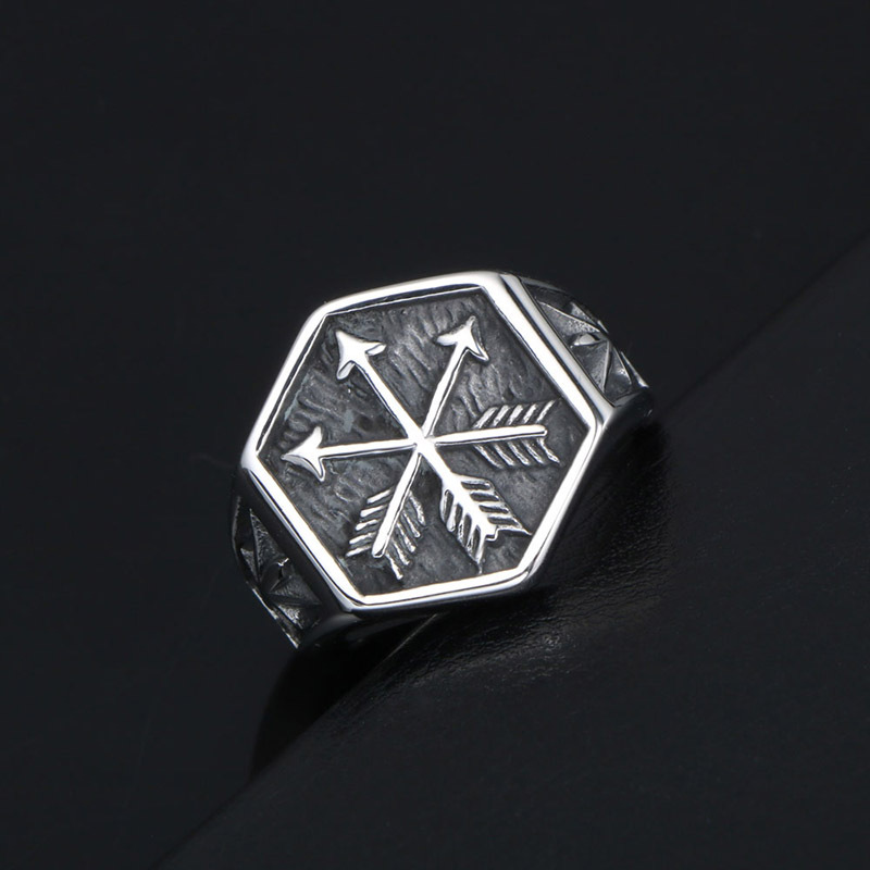 Fashion Ring Couple Titanium Steel Ring