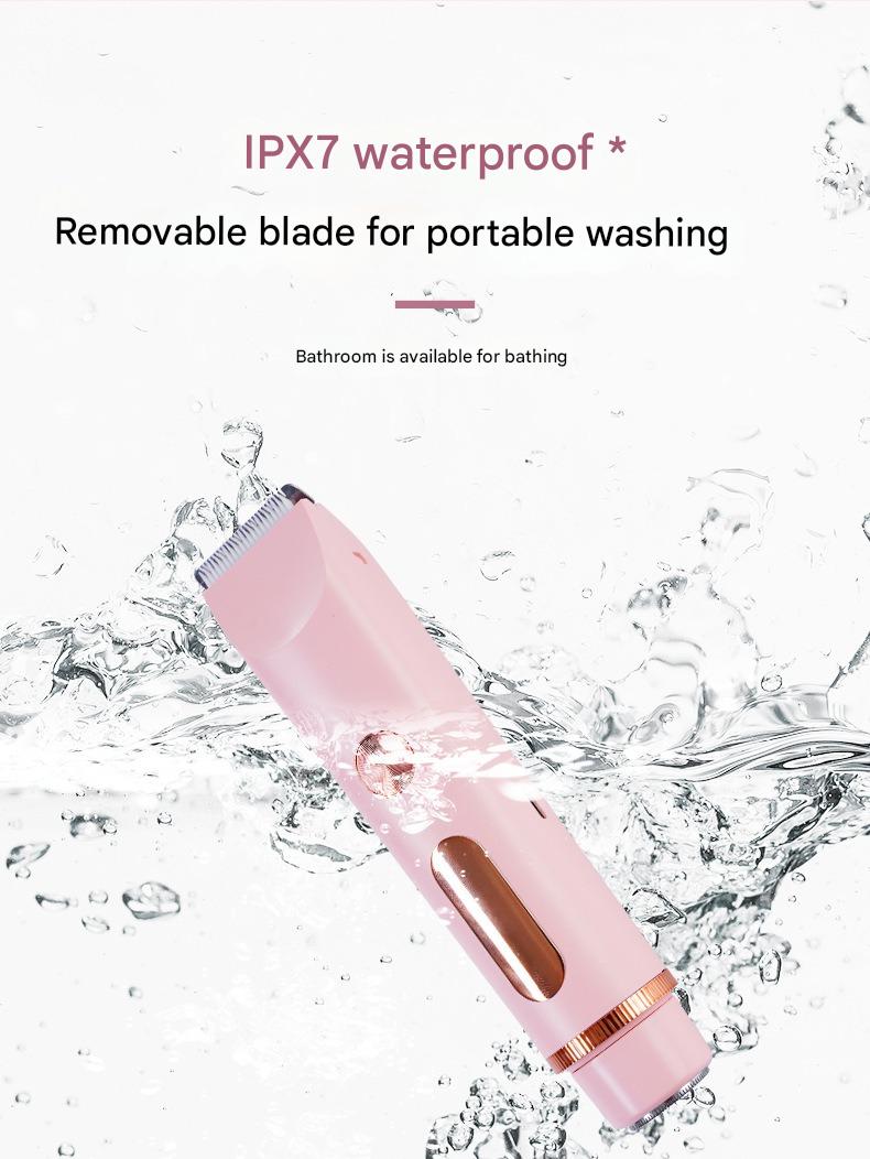 Women's Hair Trimmer, Baby Hair Clipper, Women's Pubic Hair Trimmer, Hair Removal Device, Dry And Wet Use — foto 3