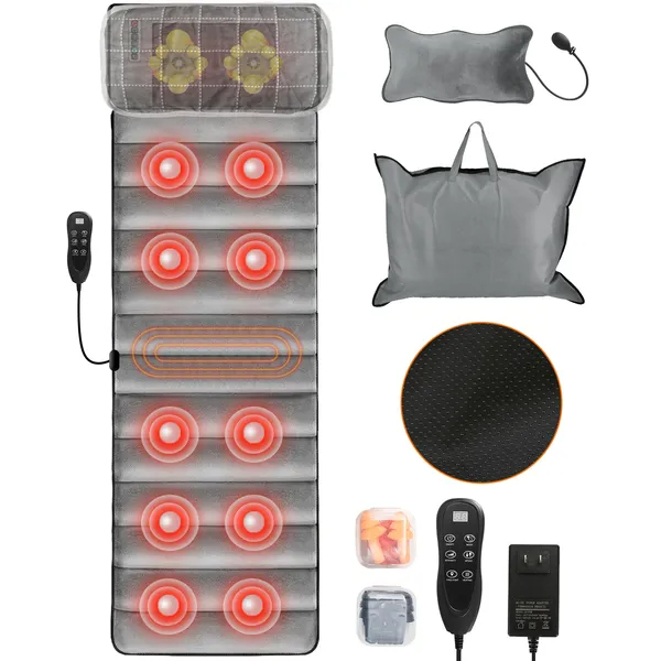 Full Body Electric Massage Mat with Heat Vibration Massage Pad β photo 6