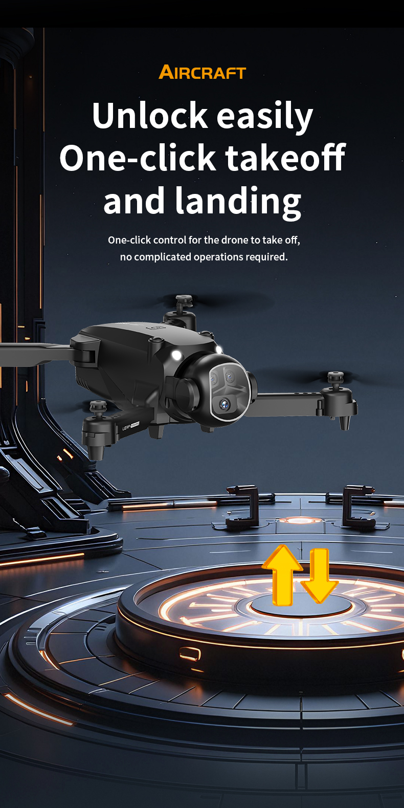 H2O Dual Camera Single Electric Drone detail