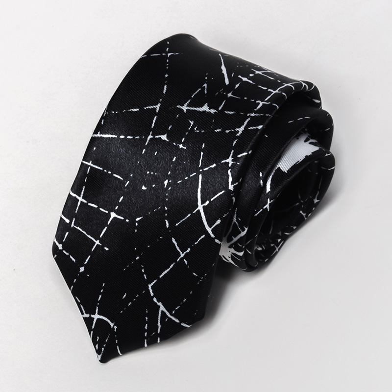 ربطة عنق ضيقة 5 سم بتصميم نوتة موسيقية للطلاب والرجال والنساء