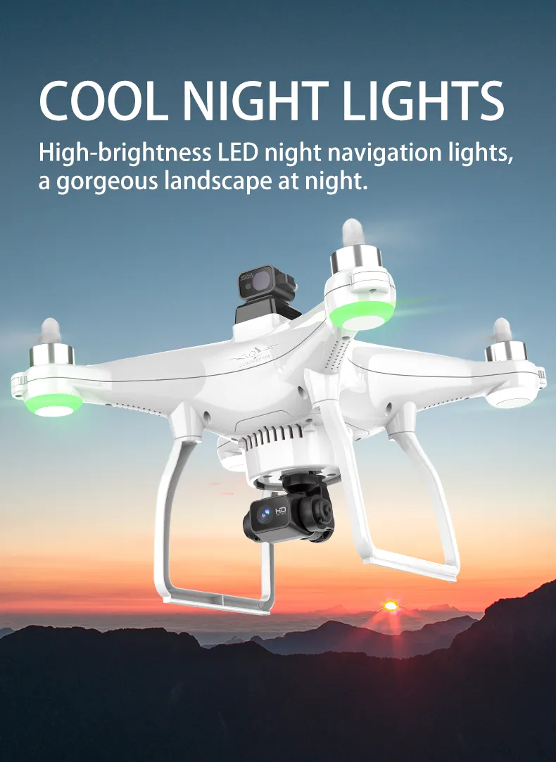 Laser Obstacle Avoidance 4K HD Three-axis Mechanical
