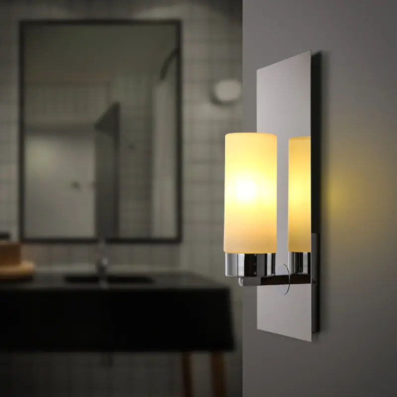 Modern Minimalist Bedroom Bedside Creative Candlestick Wall