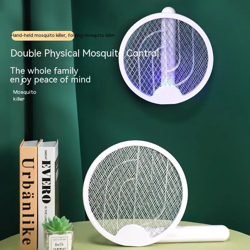 Three In One Folding Mosquito Swatter Lithium