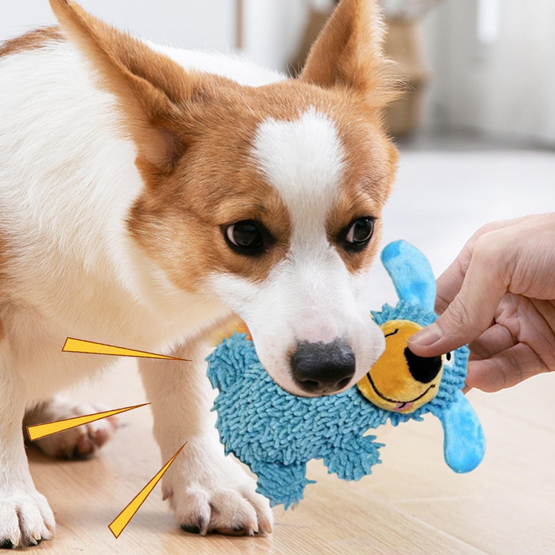 Squeaky Toys For Dogs Plush Puppy Squeaky Toys For Small Dogs Soft Doll Puppy Accessories For Medium Large Breed Teething
