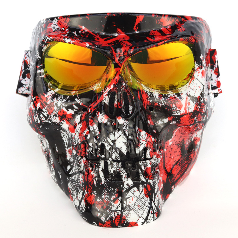 Skull Mask Motorcycle Goggles | Wind Dust Resistant