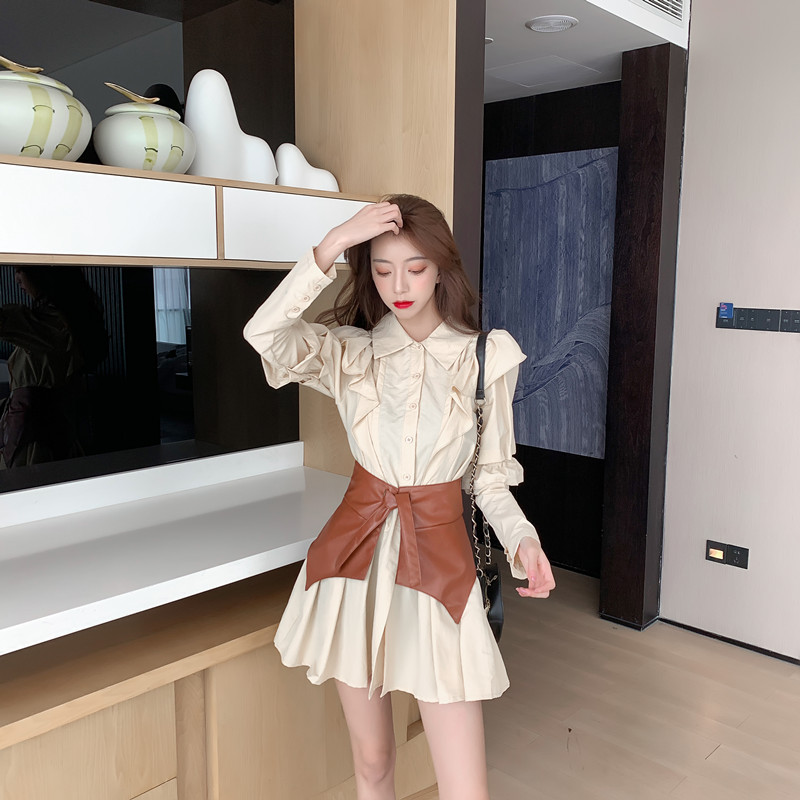 Women's Personalized Fashion POLO collar Dress