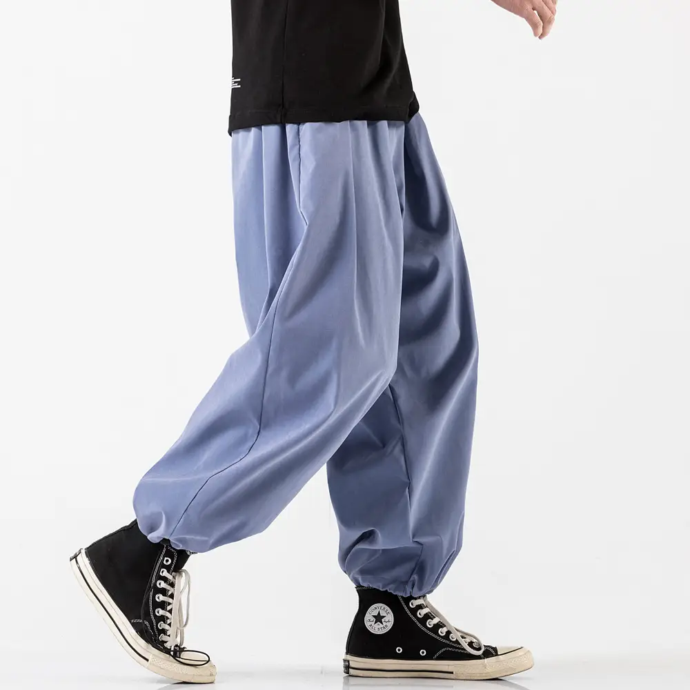 Men's Casual Simple Straight Loose Bloomers