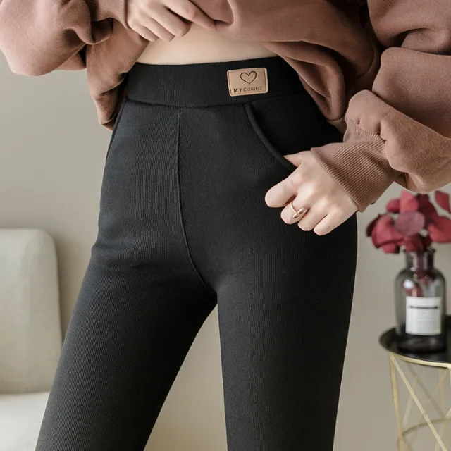 Solid Color Grey Plus Size Pocket Leggings Stretch Grey - Shop at LoveMi