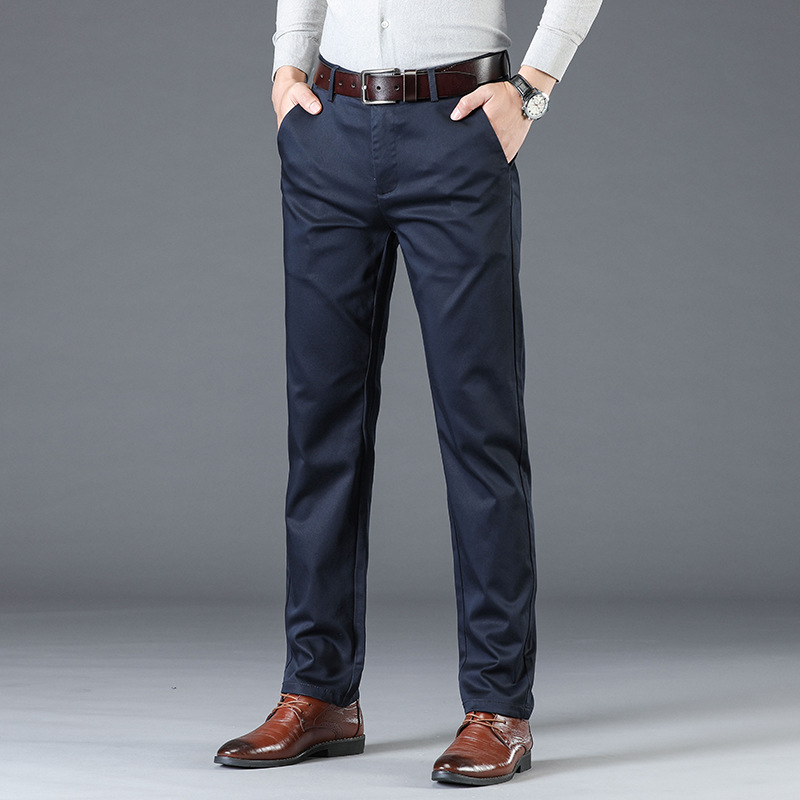 Trendy All-match  Loose Straight-leg Business Casual Trousers