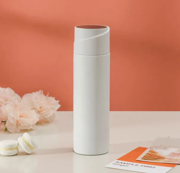 Intelligent Temperature Display UV Sterilizing Water Cup - White