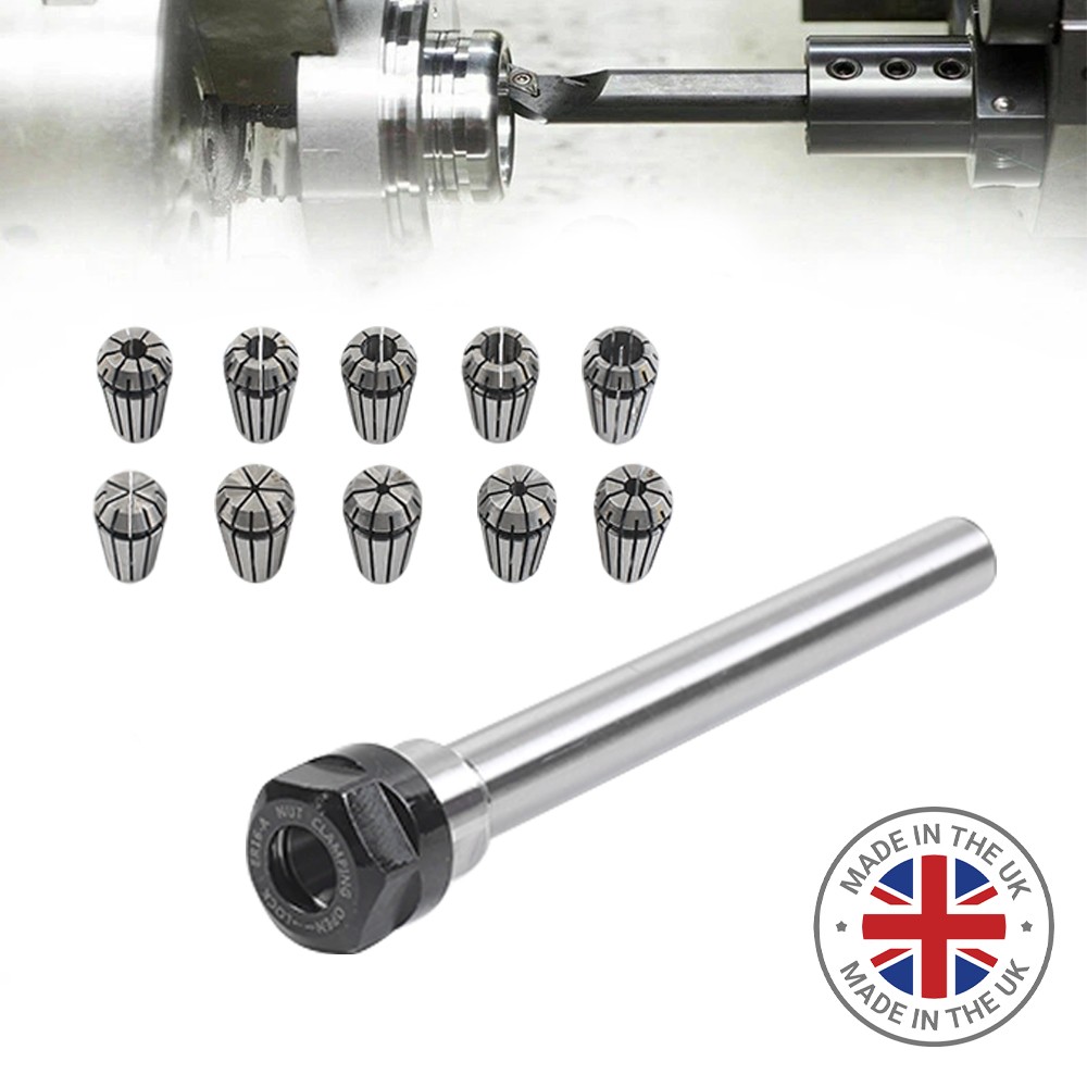 10Pcs ER16 Spring Collet Set For CNC Milling Lathe Tool Engraving Machine Steel — image 8