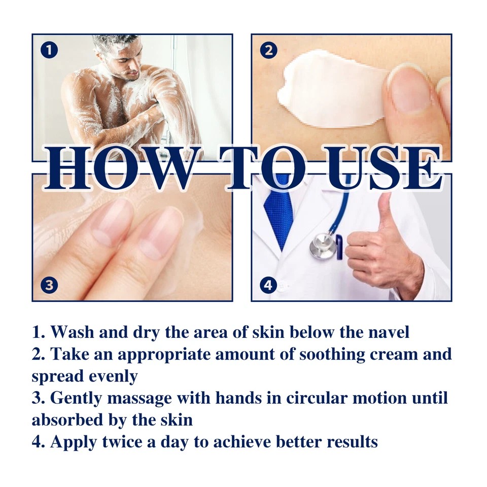 Men'S Care Cream Relieve Prostatitis,Male Body Care,Itch Massage Care Cream Private Antipruritus Cream,Prostatitis Pruritus Care