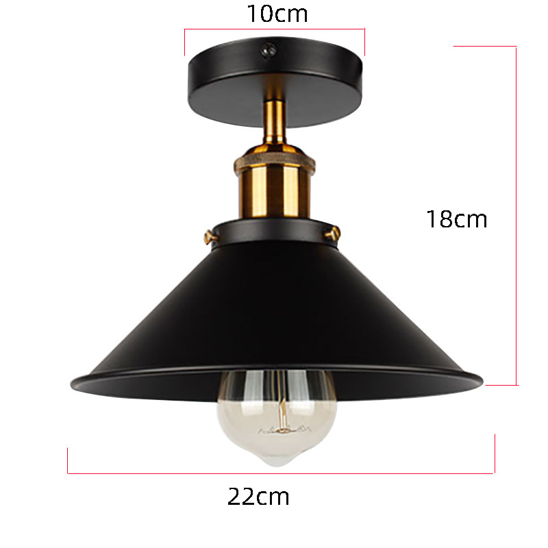 Home Retro Industrial Wind Ceiling Lamp - Image 9