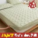 Green Thickened, Sanded Fabric