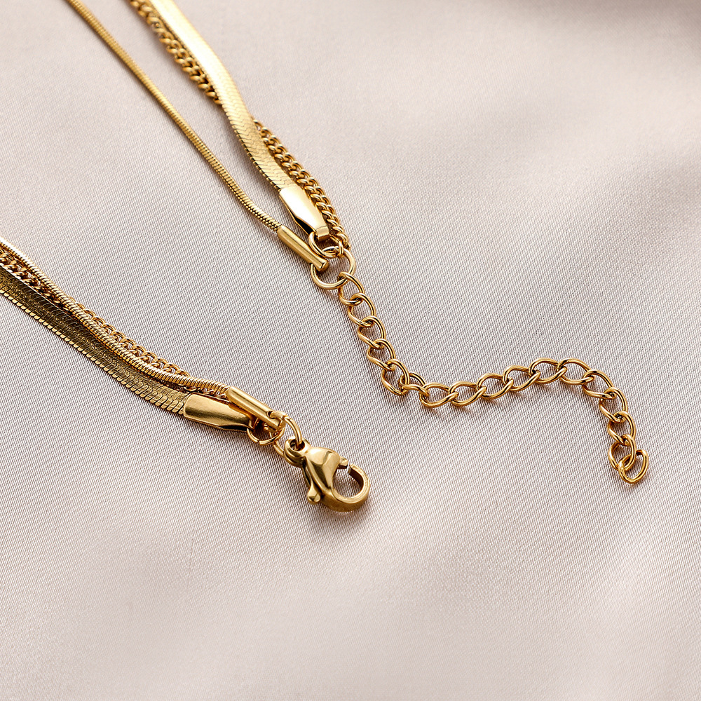 Fashionable Personality Stainless Steel Three-layer Smiley Face Pendant Titanium Steel