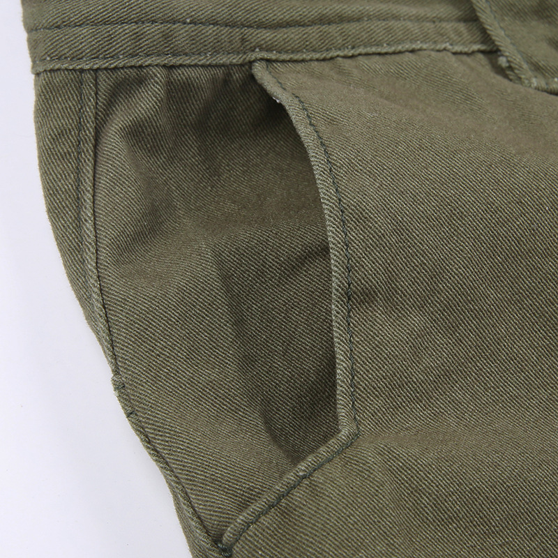 Street Casual Women's Hip Hop Trend Straight Cargo Pants
