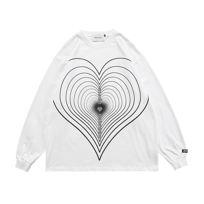 Title 1, Ins Psychedelic Love reflecterend T-shirt met l...