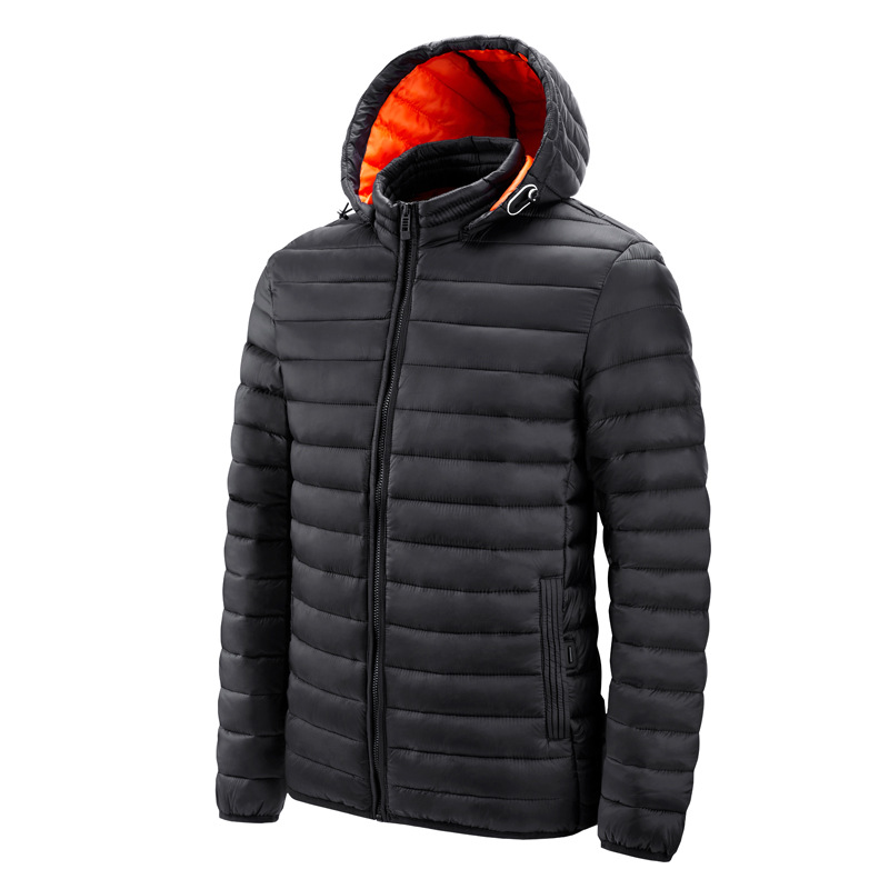 Hooded Cotton-padded Jacket Men's Zipper Cotton-padded Jacket Men's Jacket