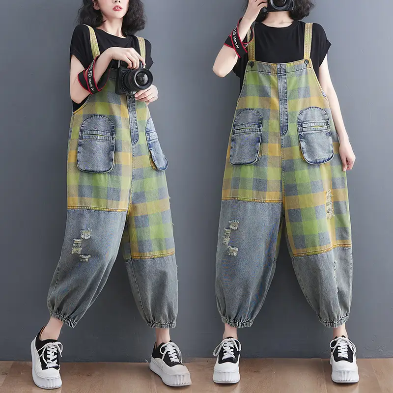 Korean Version Of The New Large Size Jeans Suspenders