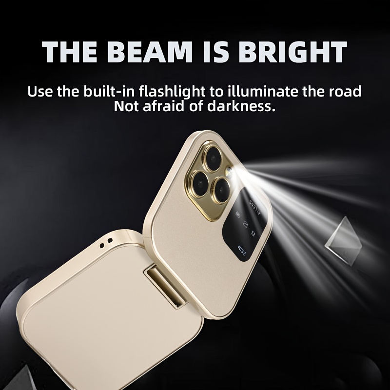 The New 2G Foldable Phone Features Dual SIM Dual Standby For Calls, Text Messages And Music, Making It Suitable For Travel, Outdoor Activities And As A Backup Phone