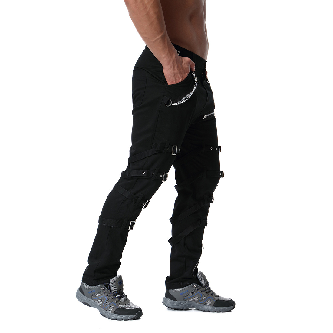 Title 6, Pantalon décontracté oversize pour homme avec d...