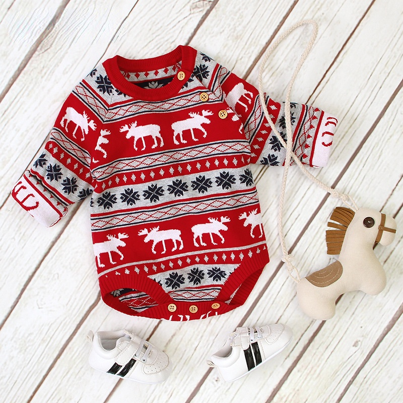 European And American Baby Onesie Autumn Long Sleeves